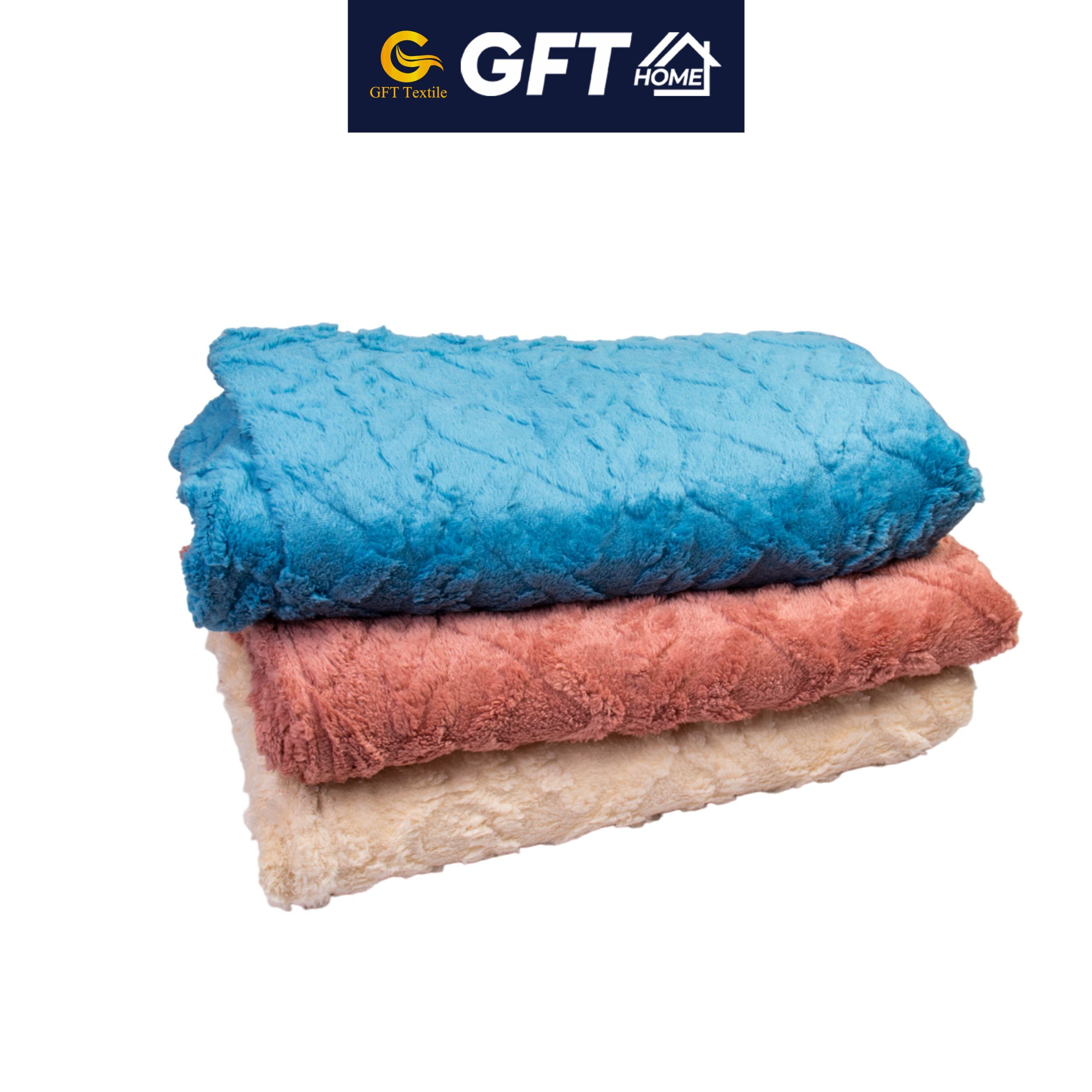 FLUFFY EMBOSSED BLANKET