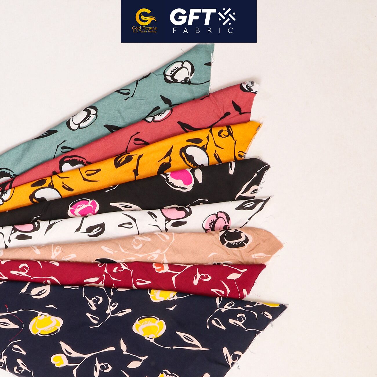 Cotton Spandex Floral 1