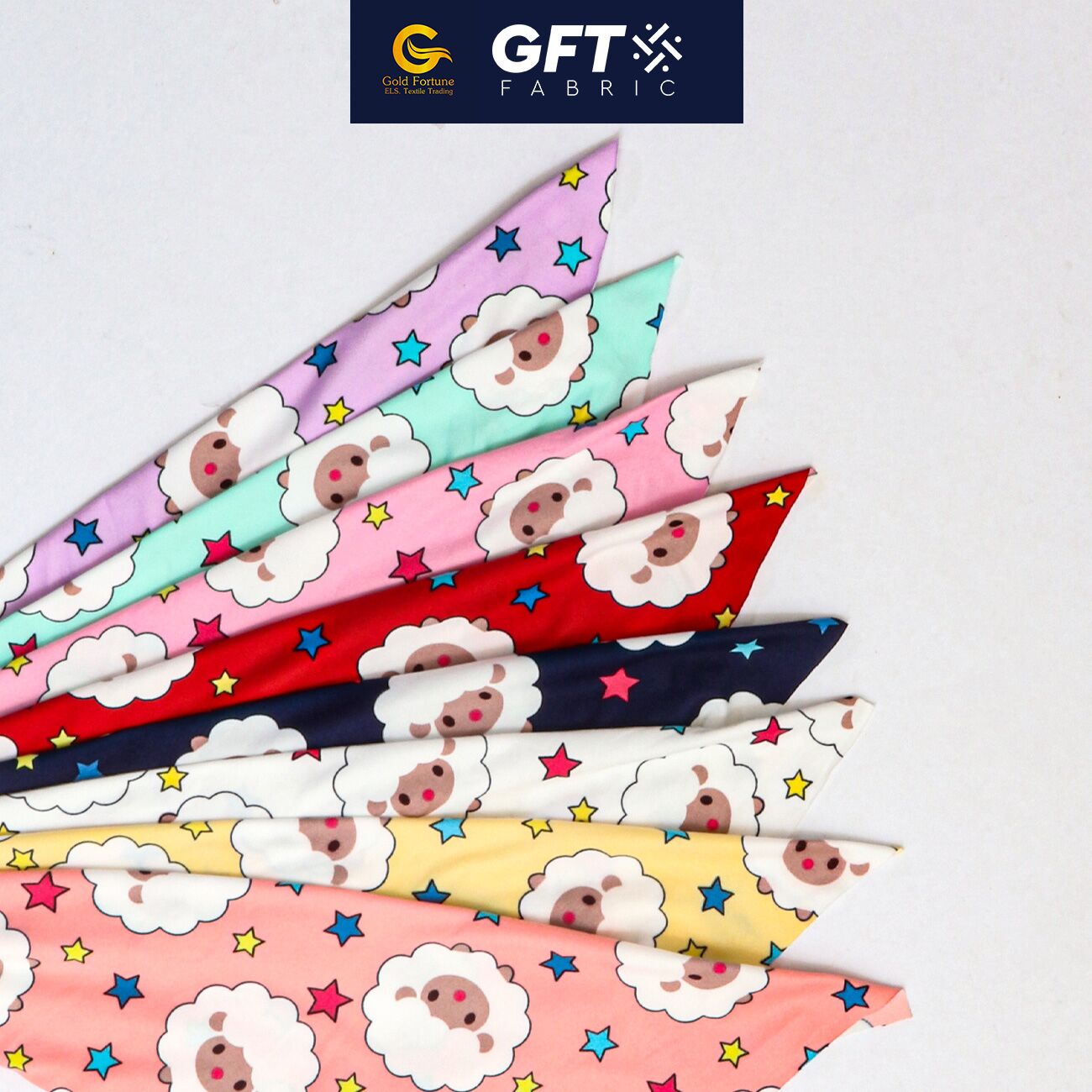 Cotton Spandex Cute Sheep