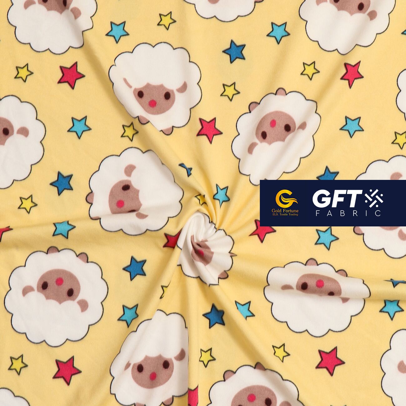 Cotton Spandex Cute Sheep - Image 8