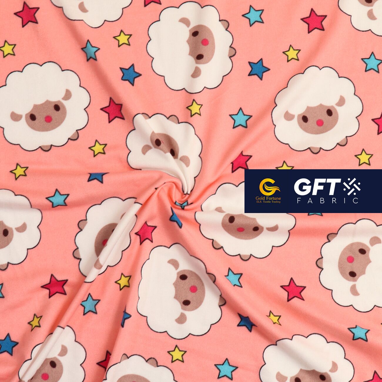 Cotton Spandex Cute Sheep - Image 9