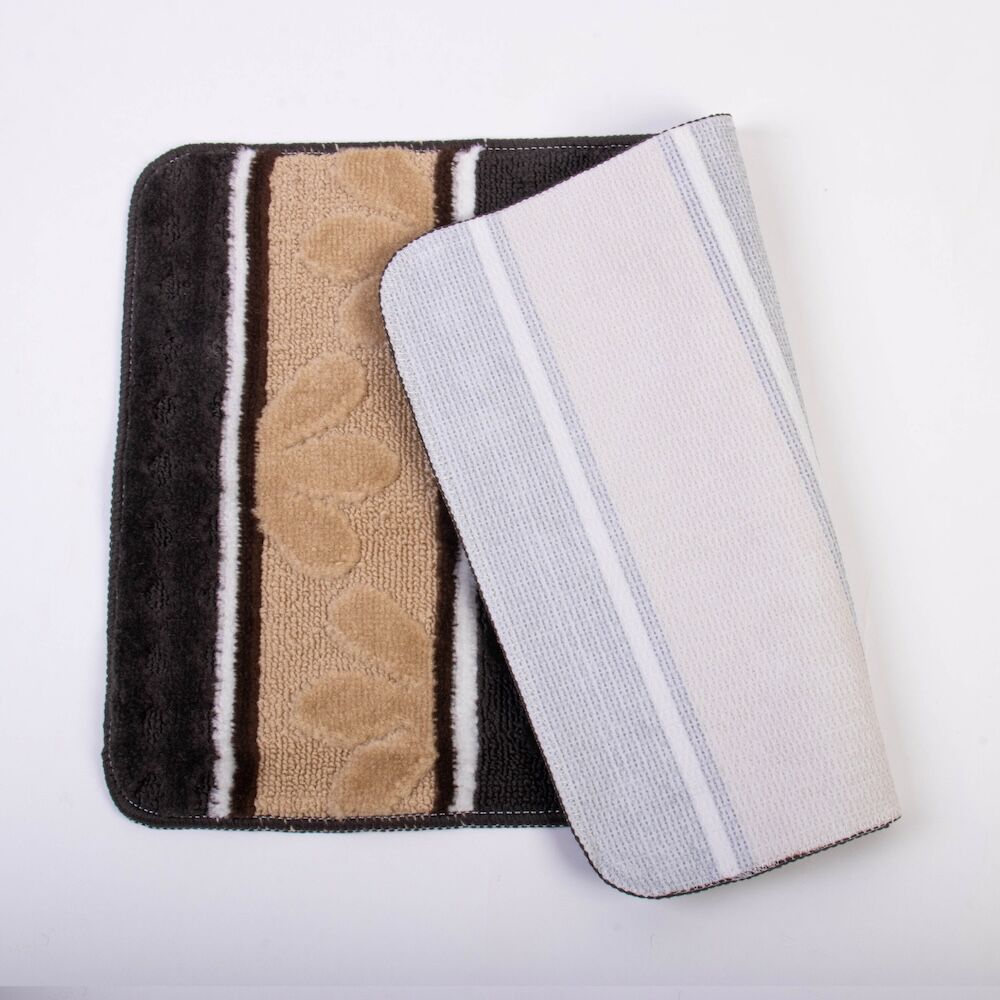 VELVET PILE DOORMAT BIG FLOWER - Image 3