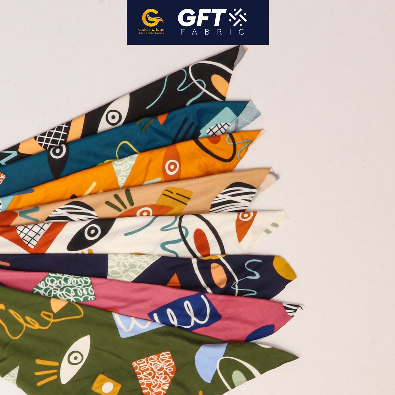 Cotton Spandex Abstract 01