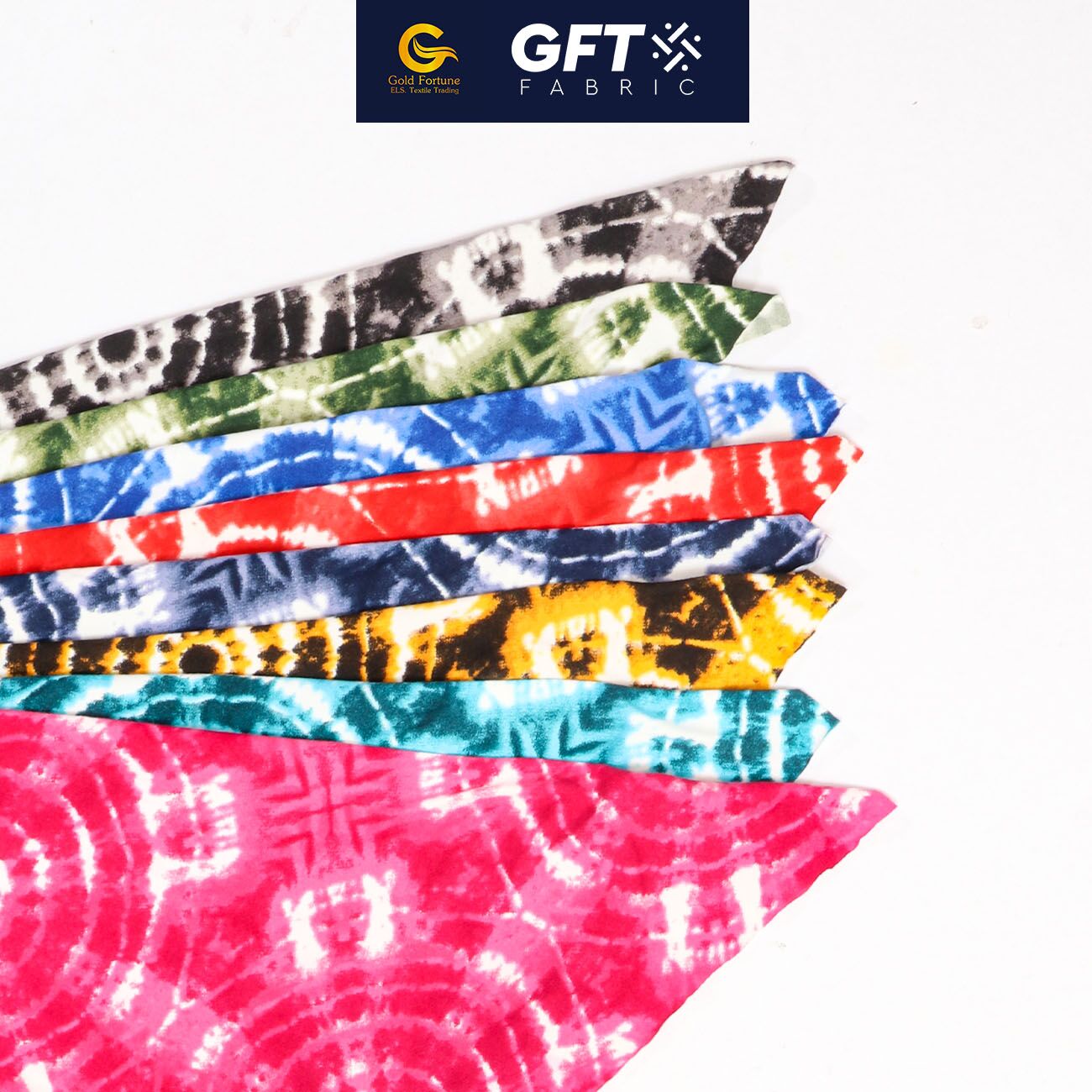 Cotton Spandex Tie Dye Circle