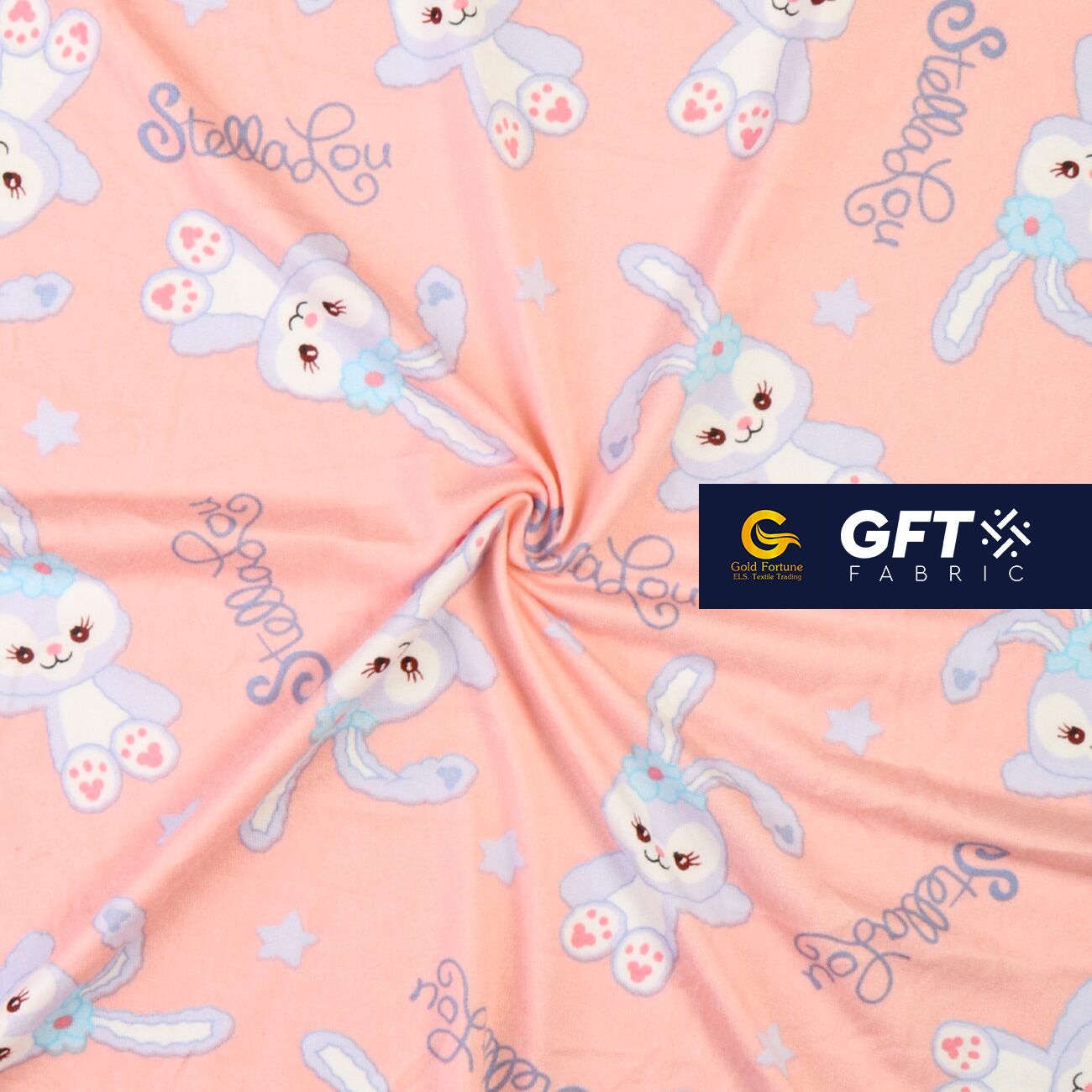 Cotton Spandex Printed Cute Bunny Pattern - Image 10